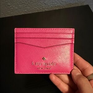 Kate Spade Fuchsia Card Wallet